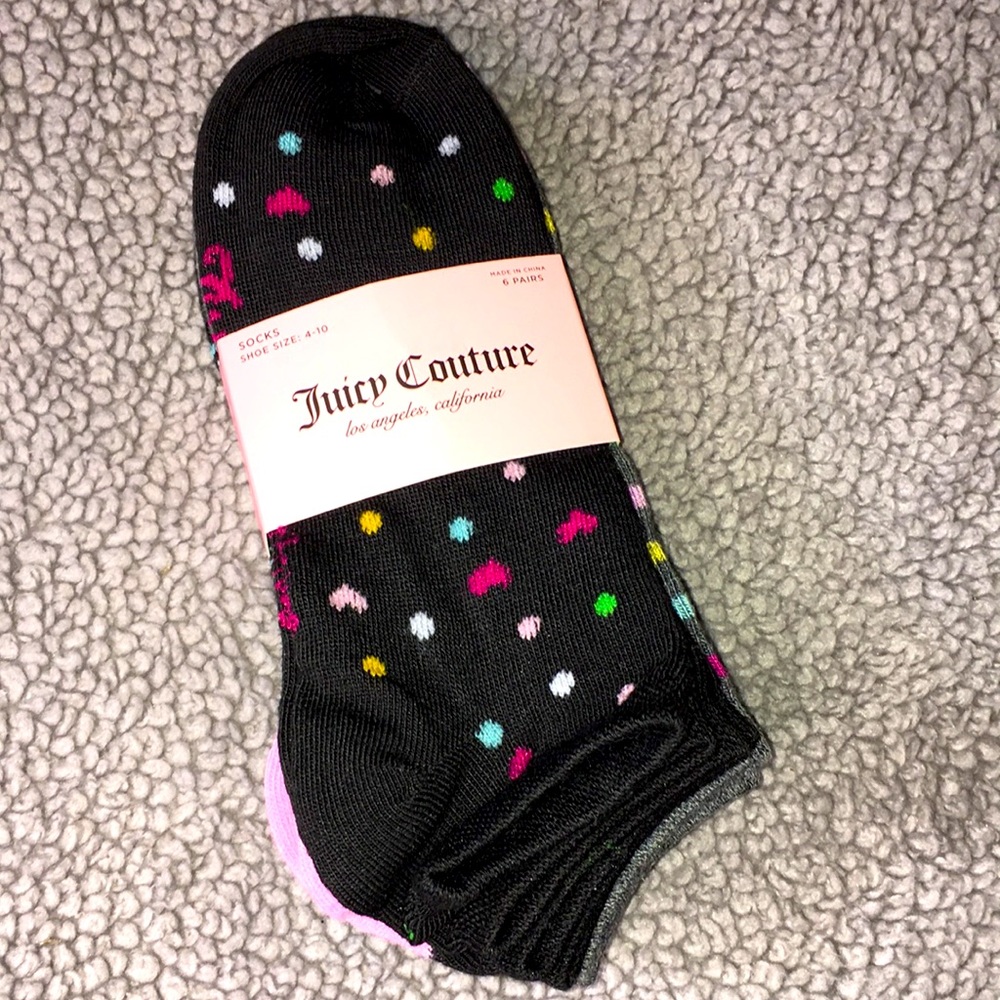 Juicy Couture Socks 💕 6 Pairs